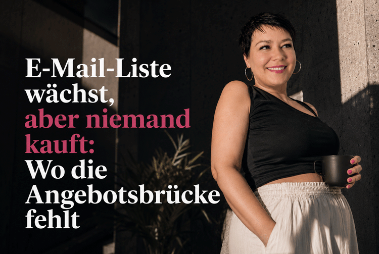 E-Mail-Liste wächst, aber niemand kauft